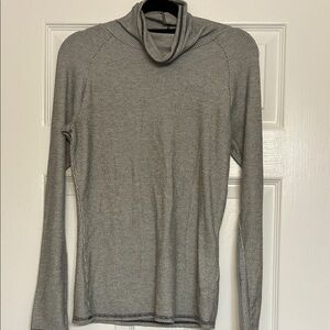 FP Intimately Grey Ribbed Turtleneck Top - Women Intimates & Sleepwear